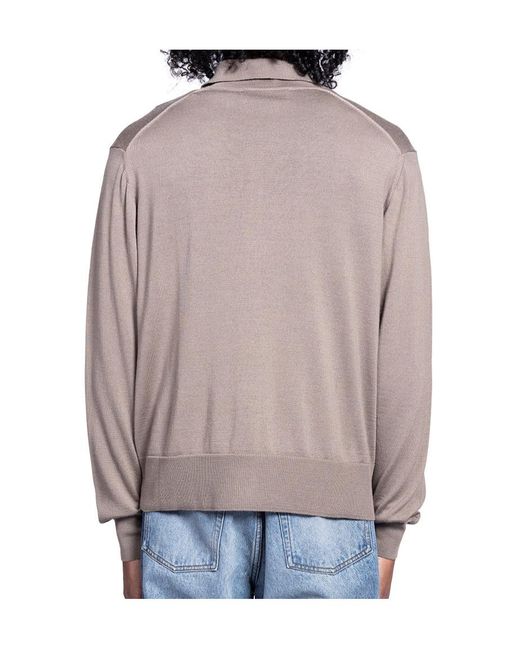 AMI Blue Ami Knitted Jumper for men