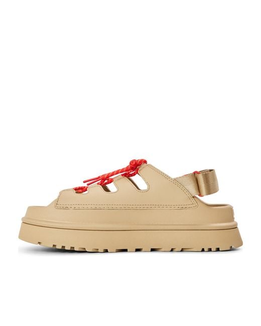 Ugg Pink Solid Color Flat Sandals