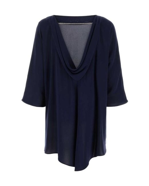 Max Mara Blue Blouses