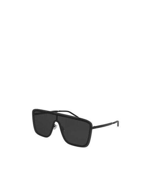 Saint Laurent Black Eyewear Sl 364 Mask Shield Sunglasses
