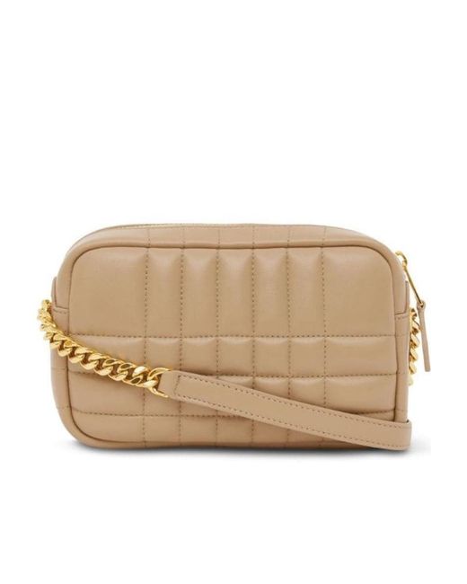Burberry Natural Quilted Mini Lola Camera Bag
