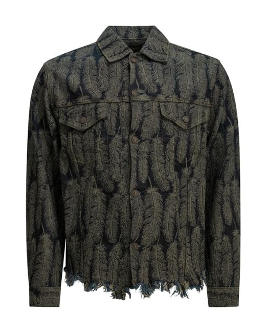 Kapital Black Magpie Denim Jacket for men