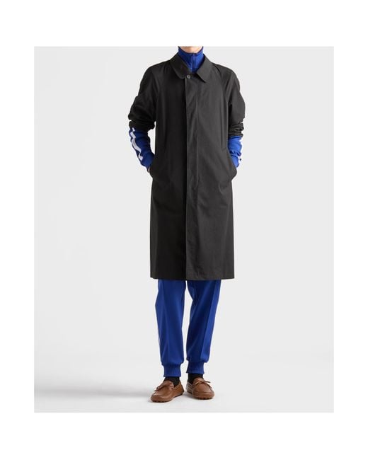 Prada Blue Zip-Up Blouson Jacket for men