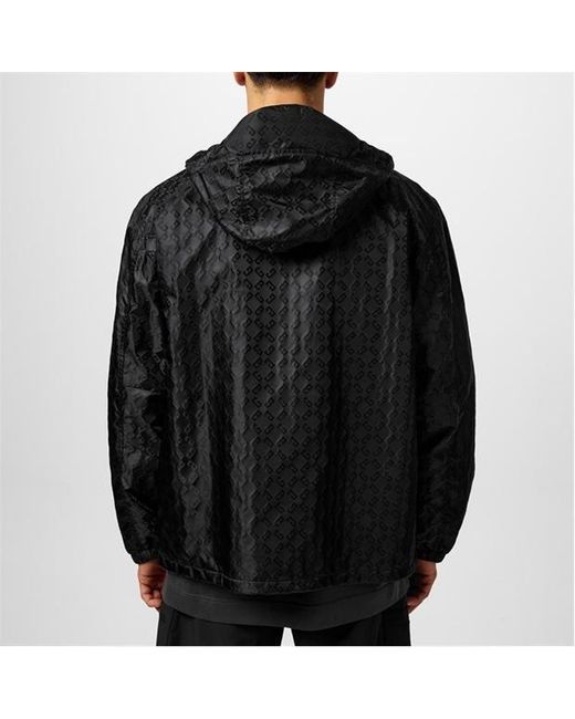 Givenchy Black Logo Hooded Casual Jacket for men