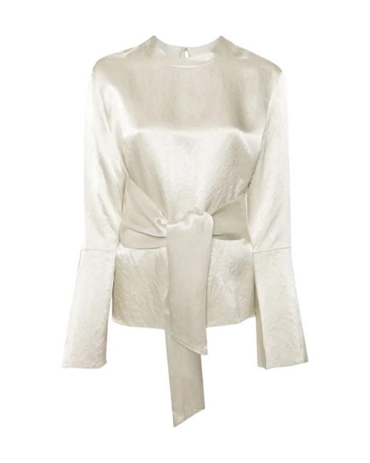 Nanushka White Ilone Blouse