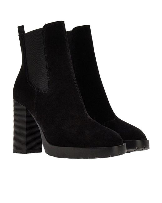 Hogan Black H623 Chelsea Ankle Boots
