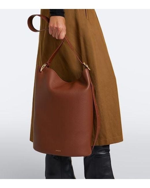 Joseph Brown Bucket Large Leather Shoulder Bag