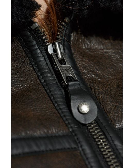 Samsøe & Samsøe Black Samsøe Samsøe Safreya Shearling Jacket