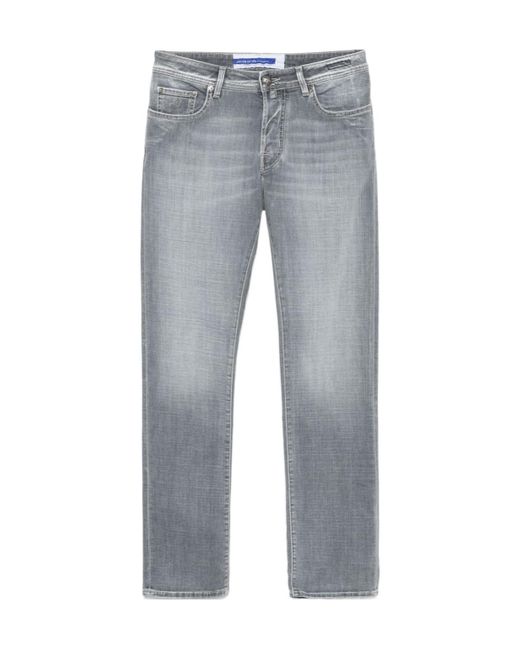 Jacob Cohen Gray Jeans With Belt Loops for men