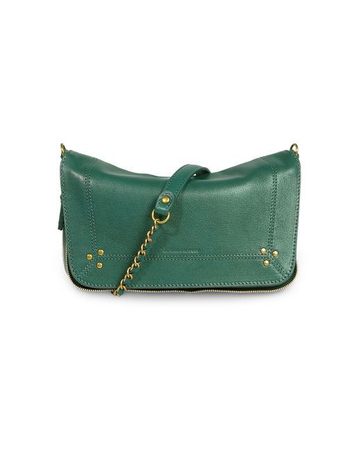 Jérôme Dreyfuss Green Magnetic Flap Bag