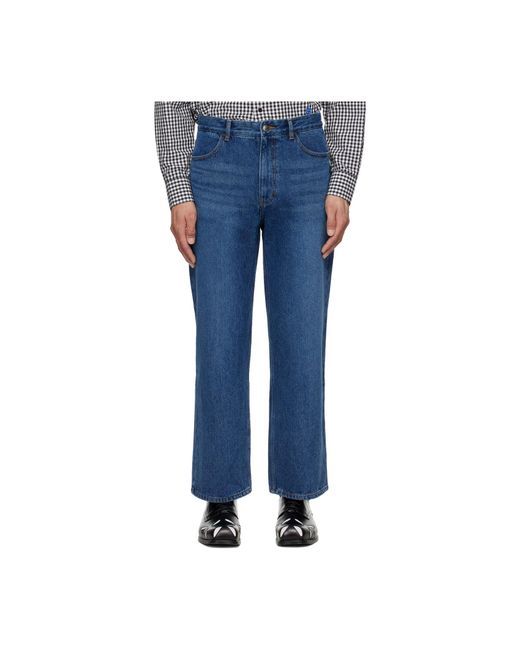 Adererror Blue Jeans With Belt Loops for men