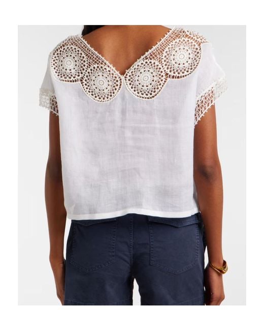 Nili Lotan White Short-Sleeved T-Shirt