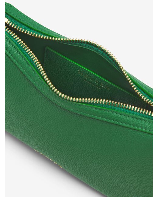 Alexander McQueen Green T-Bar Chain-Strap Leather Tote Bag