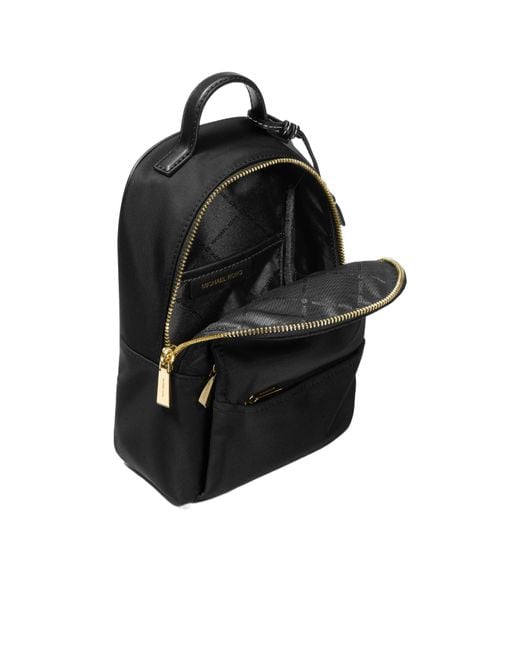 Michael Kors Black Logo Lettering Extra-Small Backpack