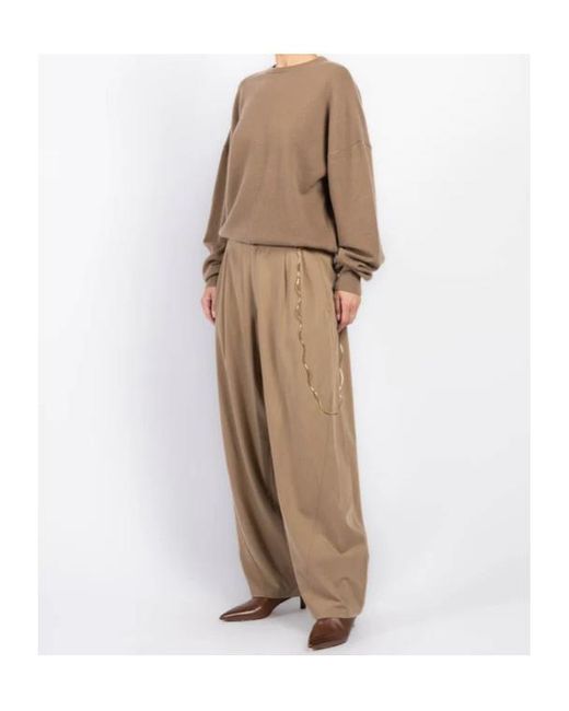 DARKPARK Brown Phebe Chain Pants