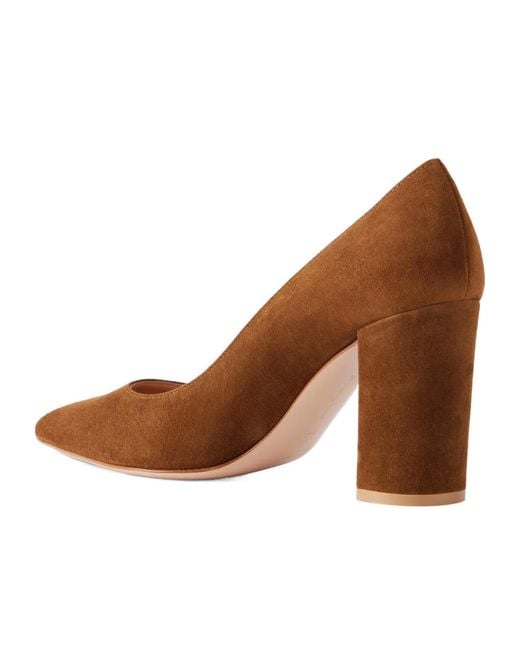 Gianvito Rossi Brown Pointed-Toe High Heels