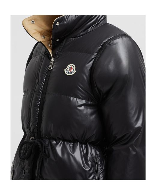 Moncler Natural Verone Reversible Short Puffer Jacket