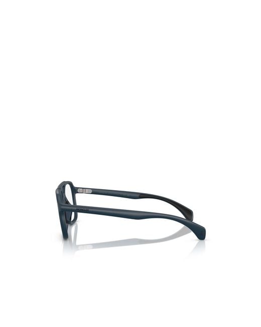 Moncler White Eyewear Aviator Frame Glasses for men