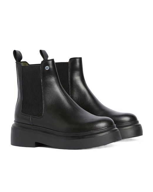 Barbour Black Solid Color Ankle Boots