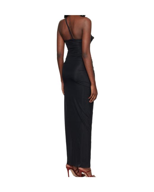 Christopher Esber Black Venus Maxi Dress