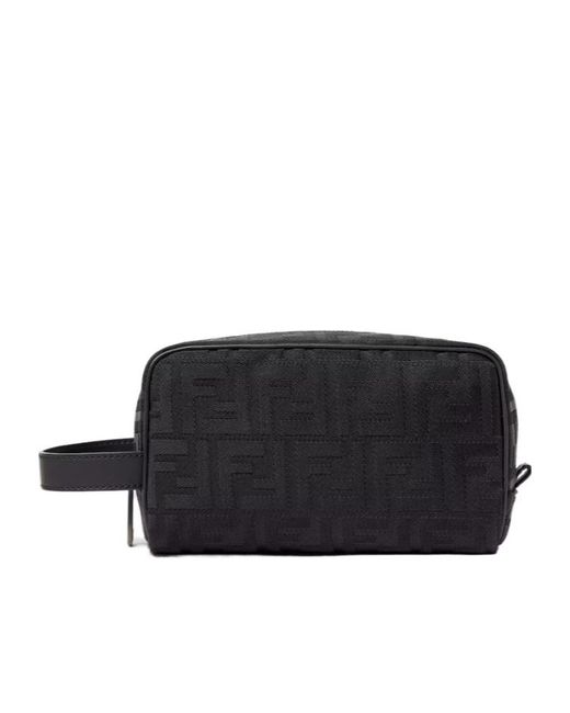 Fendi Black Ff Small Toiletry Case for men