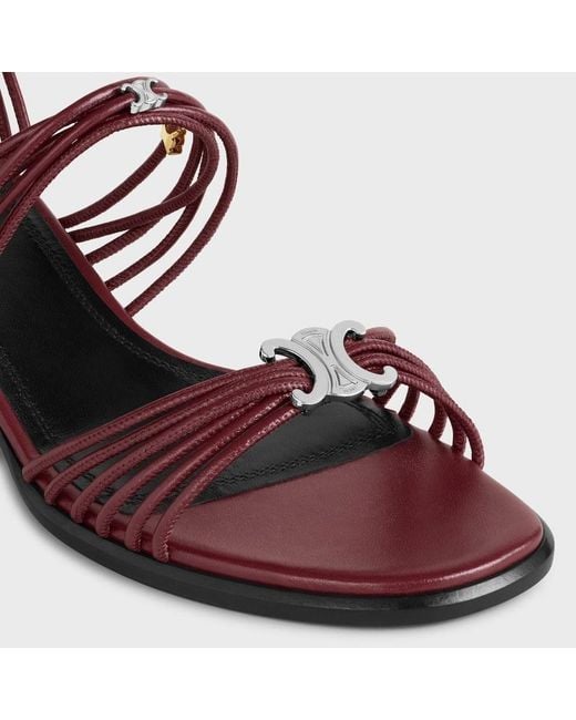Céline Pink Clémence Heeled Sandal
