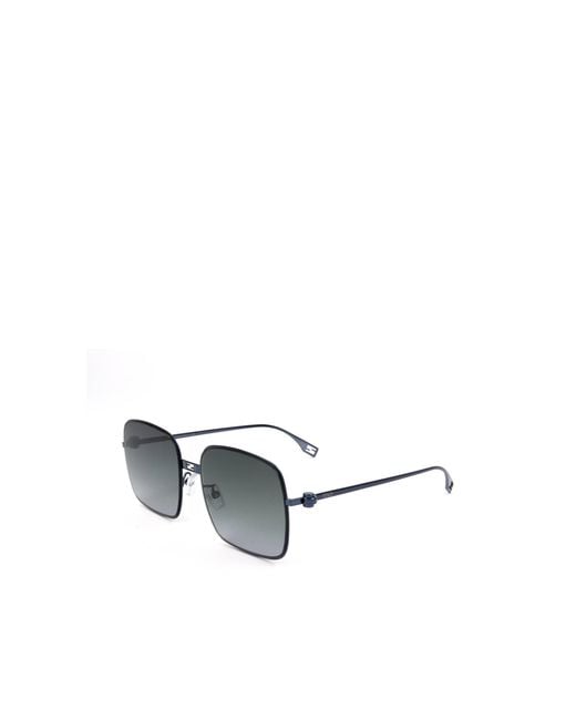 Fendi Multicolor Geometric Frame Sunglasses