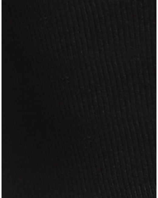 Jacquemus Black Solid-Color Knitted Cropped Top