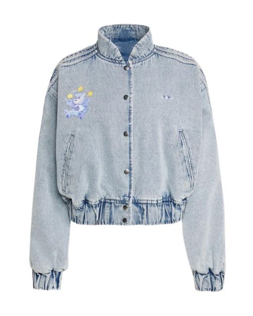 Adidas Originals Blue Adidas Care Bear Bomber Jacket