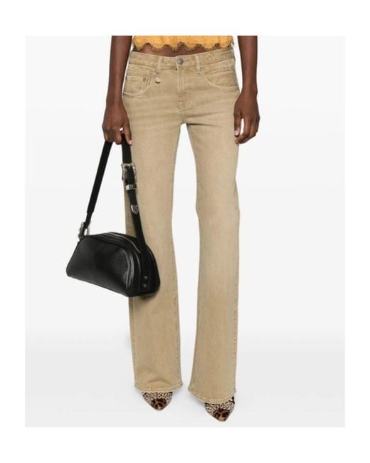 R13 Natural Belt Loop Jeans
