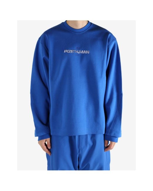 Adererror Blue Logo Sweatshirt for men