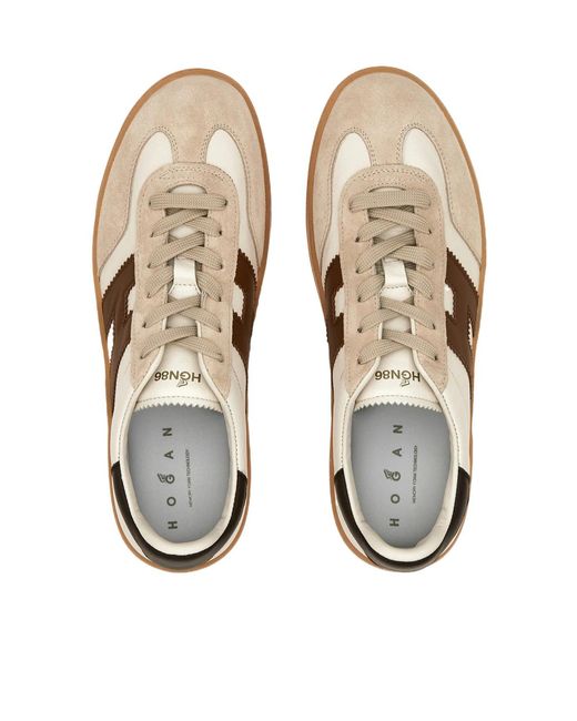 Hogan Multicolor Low-Top Sneakers With Suede And Smooth Texture for men