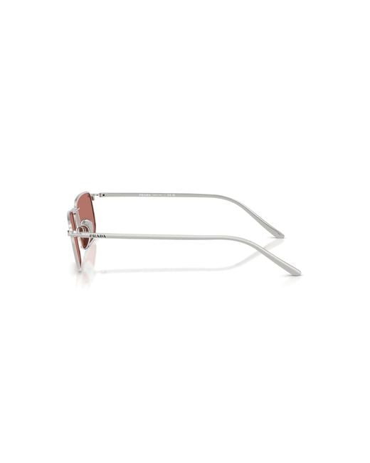Prada Pink Square Frame Sunglasses for men