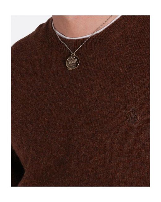 Baracuta Brown Shetland Sweater for men
