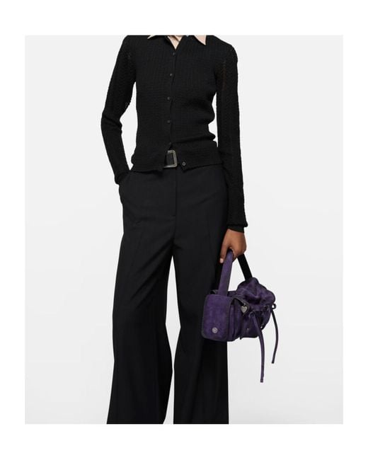 Acne Blue Multipocket Shoulder Bag