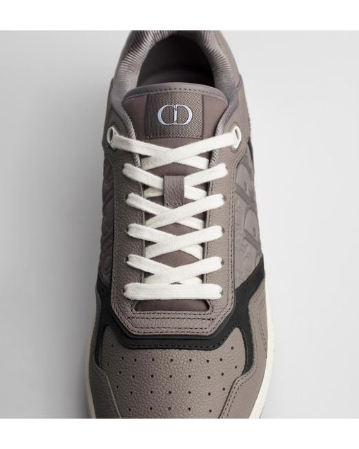 Dior Gray Homme B27 Uptown Low-Top Sneakers for men