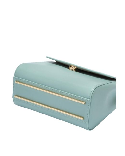 Furla Blue Flap Shoulder Bag
