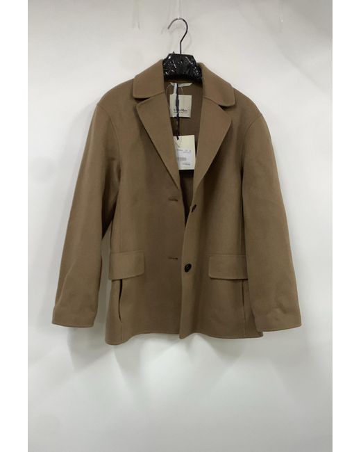 Max Mara Brown 'S Elfi Single Breasted Jacket