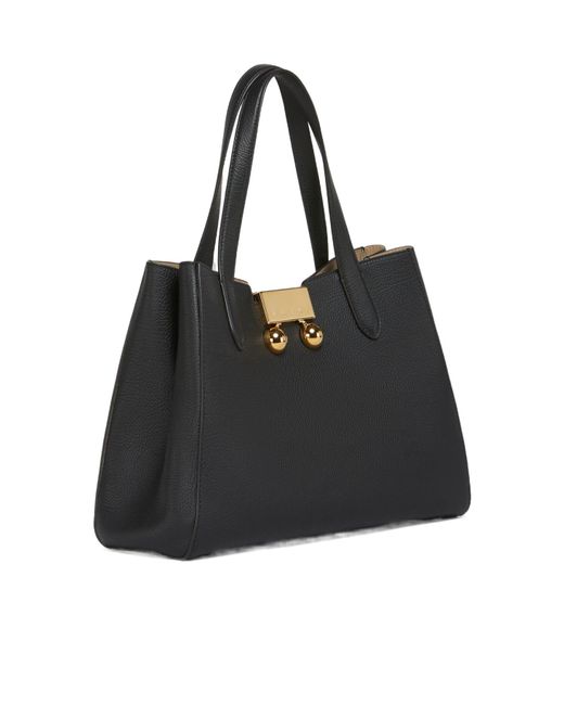 Marni Black Leather Trunkaroo Tote Handbag