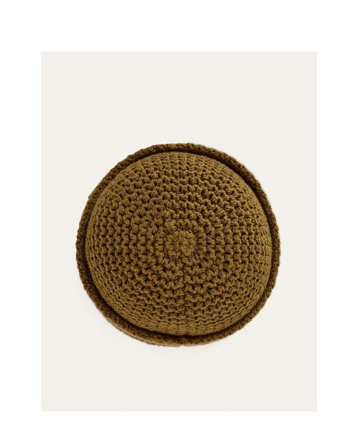 Loro Piana Brown Logo Hat for men