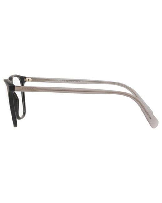 Prada White Logo Flat Mirror for men