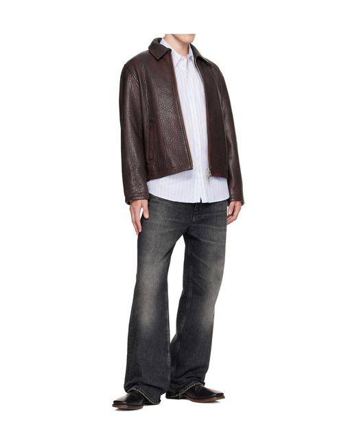 sunflower Black Relaxed Boot Belt Loop Jeans for men