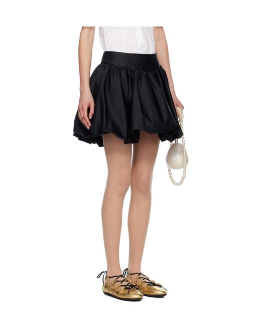 Simone Rocha Black Bubble Mini Skirt