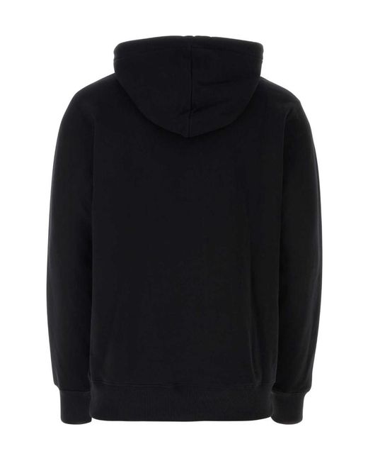 Etudes Studio Blue Logo-Print Pullover Hoodie for men
