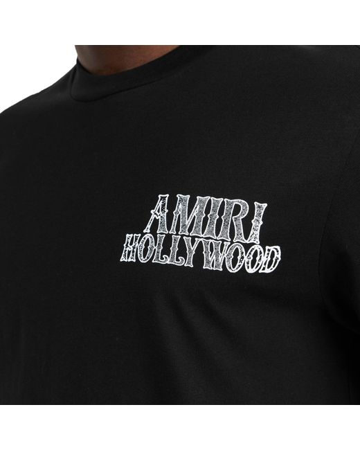 Amiri Black Short-Sleeve T-Shirt for men