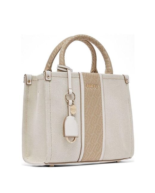 Liu Jo Natural Small Jacquard Bag