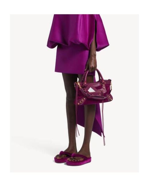 Balenciaga Purple Jet Lag Thongs