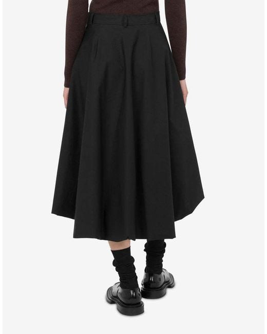 Moschino Black Asymmetric Skirt