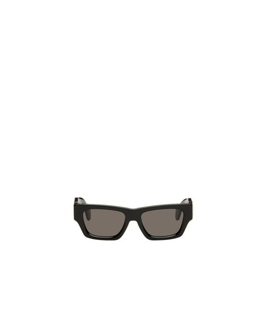 Palm Angels White Magnolia Sunglasses for men