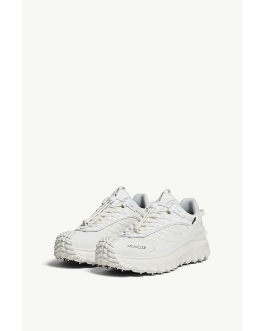 Moncler White Trailgrip Gtx Chunky Sneakers